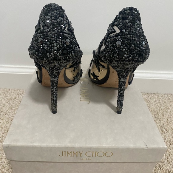 Jimmy Choo Lisha 100 sparkly star studded heels - Picture 4 of 5